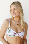 mode, stella floral bikini top