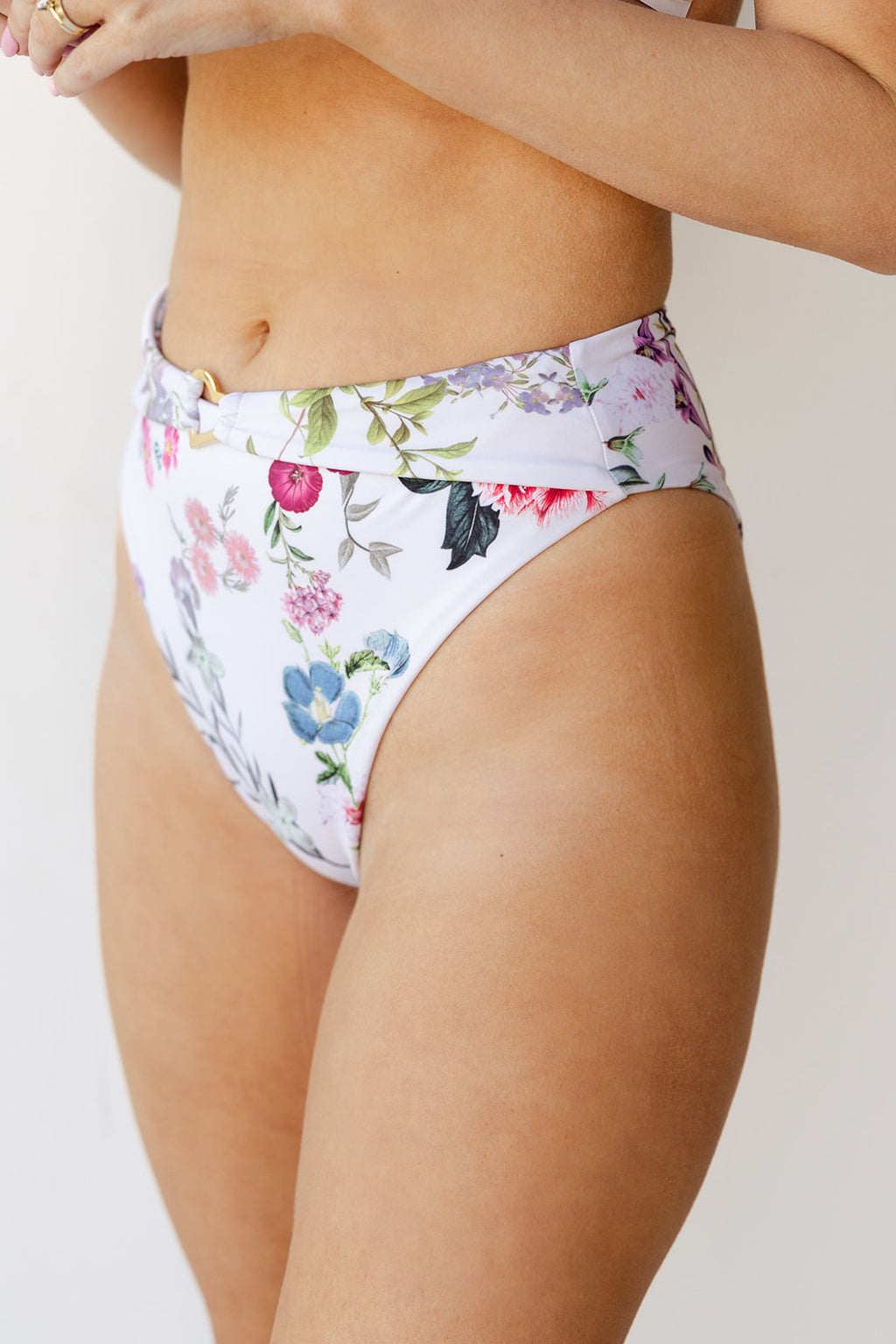 mode, riley floral bikini bottoms
