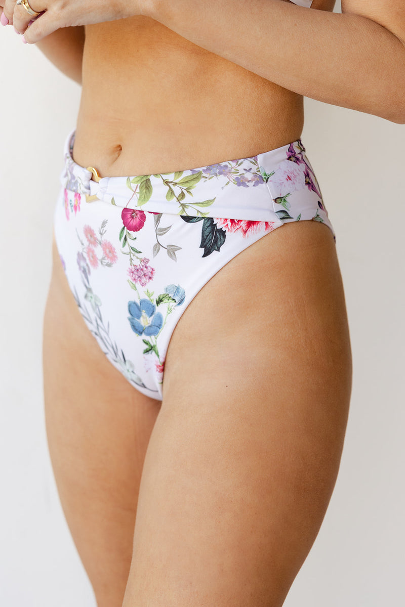 riley floral bikini bottoms