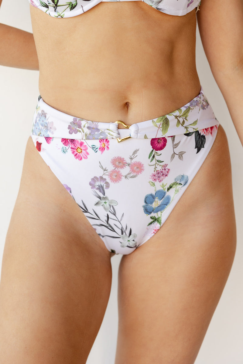 mode, riley floral bikini bottoms