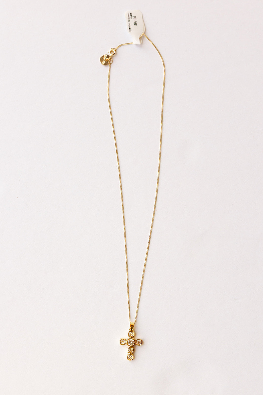 mode, reflection necklace, crystal