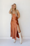 mode, soiree satin maxi dress