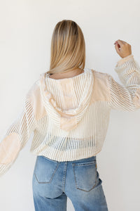 mode, caroline hoodie top