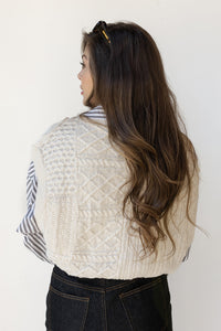 mode, faye oversized vest
