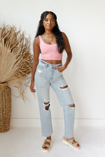 mode, jessica crop tank