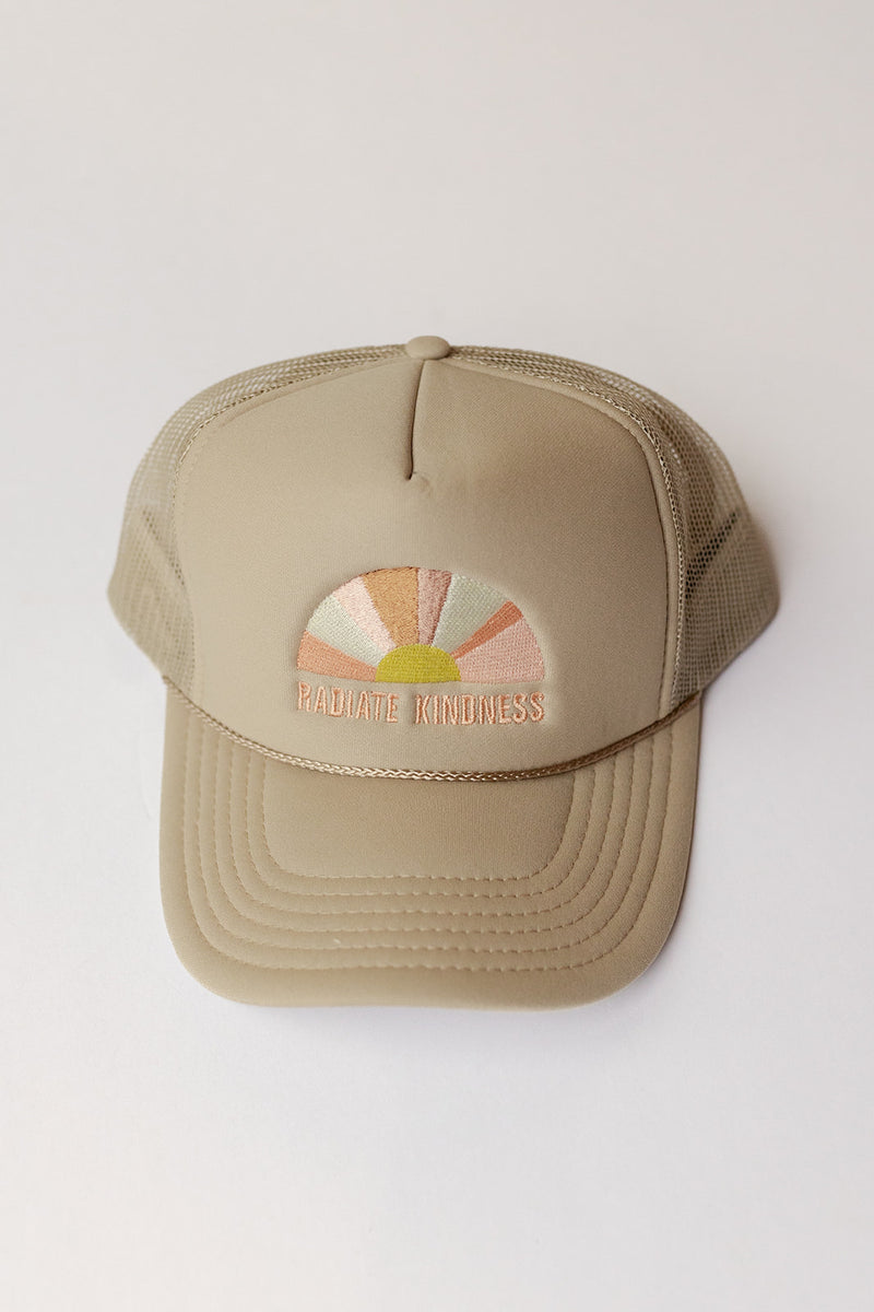 mode, radiate kindness hat