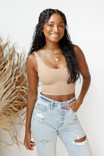 mode, jessica crop tank