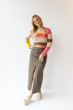 mode, leo denim skirt