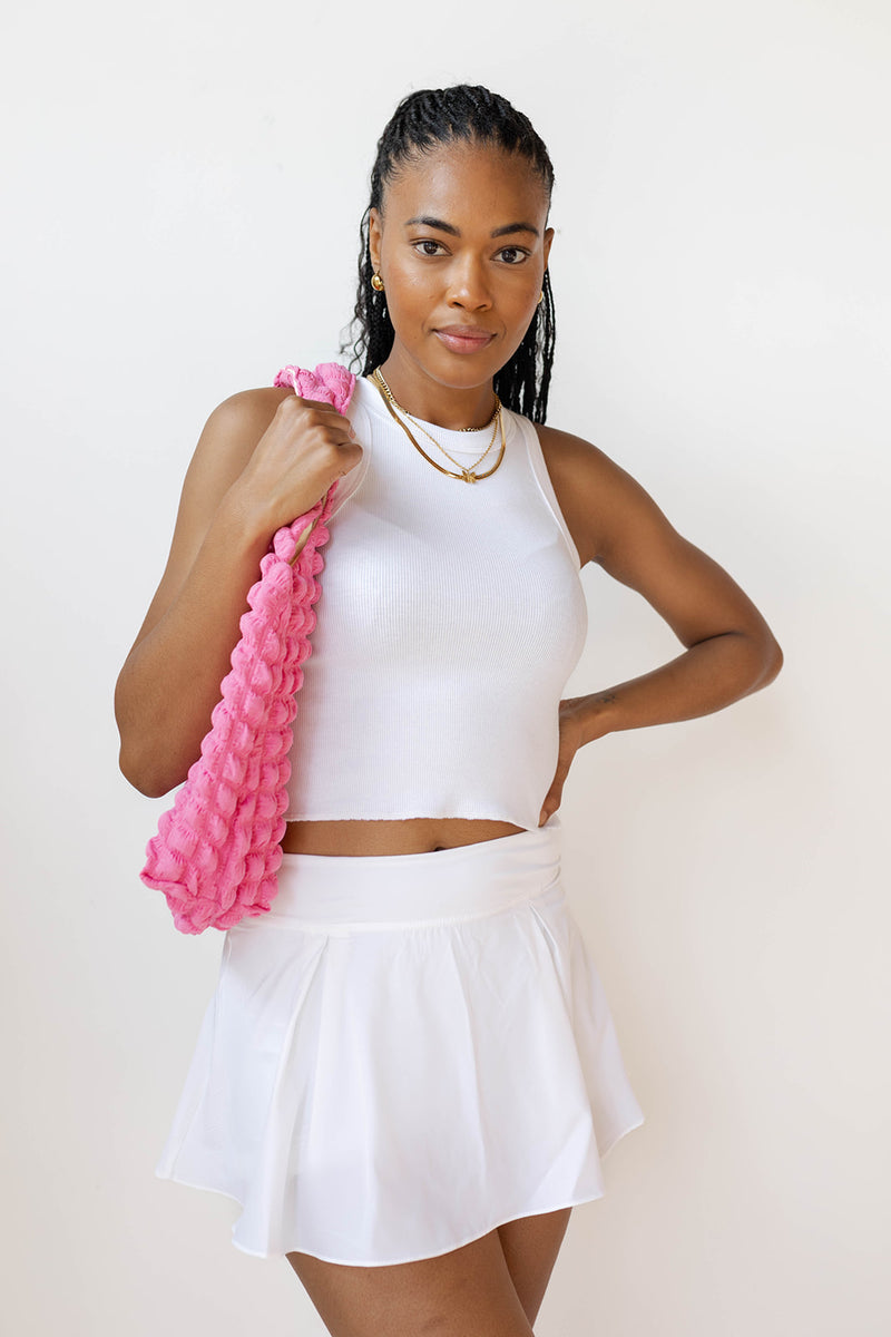 mode, walk + talk skort
