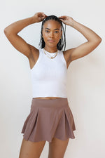 mode, walk + talk skort