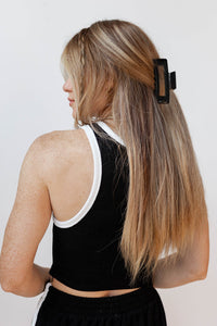 mode, sporty terry tank