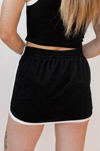 mode, terry dolphin skort