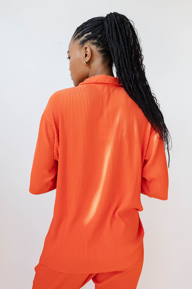 mode, vivianne pleated top