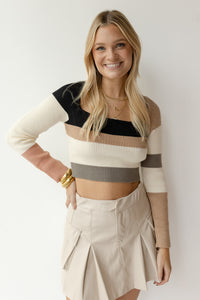mode, asper color block top