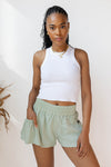 mode, feelin free shorts