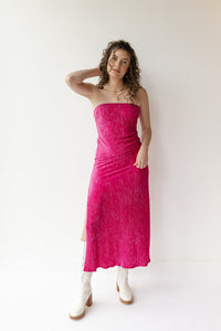 mode, violeta velvet tube maxi dress