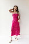 violeta velvet tube maxi dress