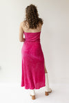 violeta velvet tube maxi dress