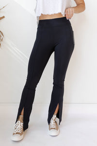 mode, venice leggins with front slits