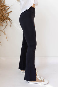 mode, venice leggins with front slits