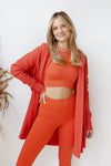 mode, longline hoodie cardigan