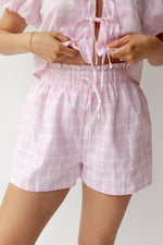 mode, kaylee plaid shorts