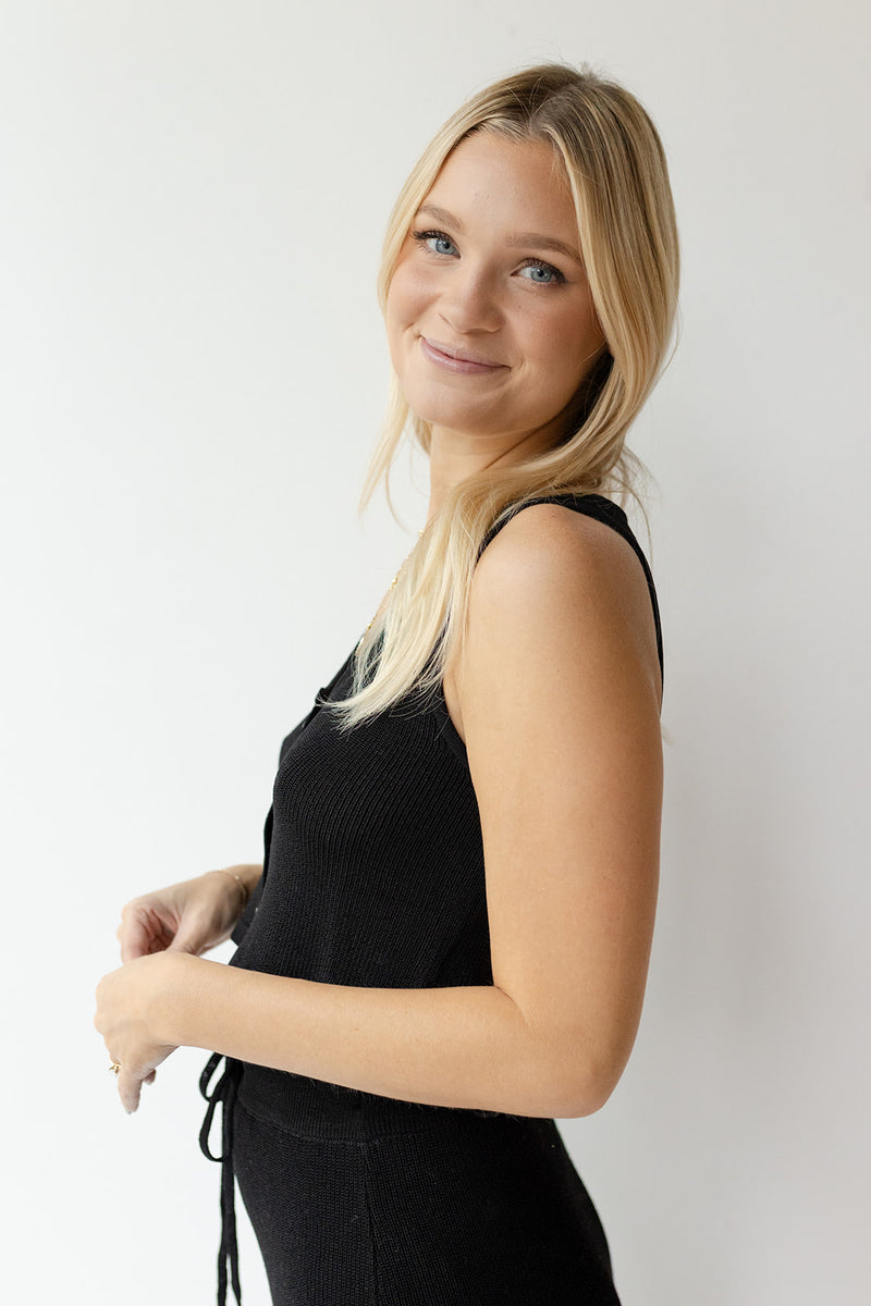 mode, arlette knitted vest