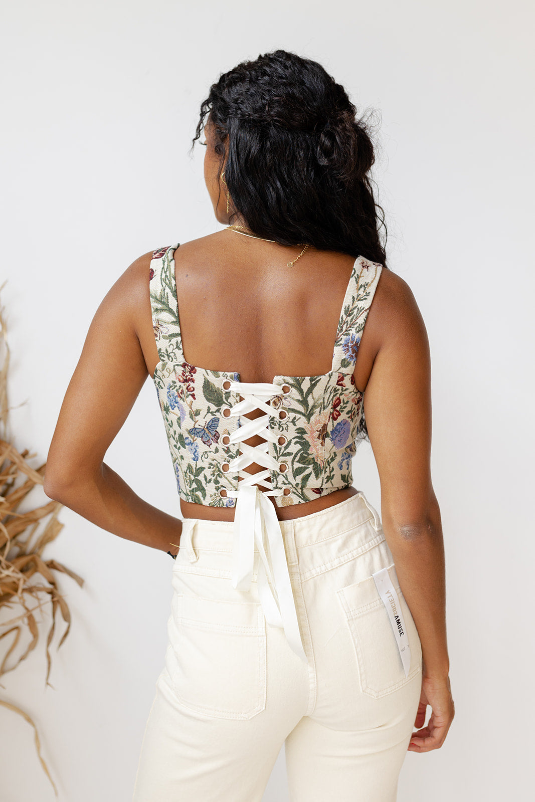mode, seraphine tapestry corset