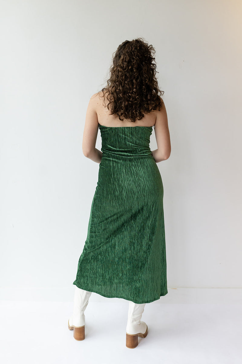 mode, violeta velvet tube maxi dress