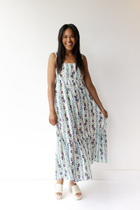 mode, tyler tiered floral maxi dress