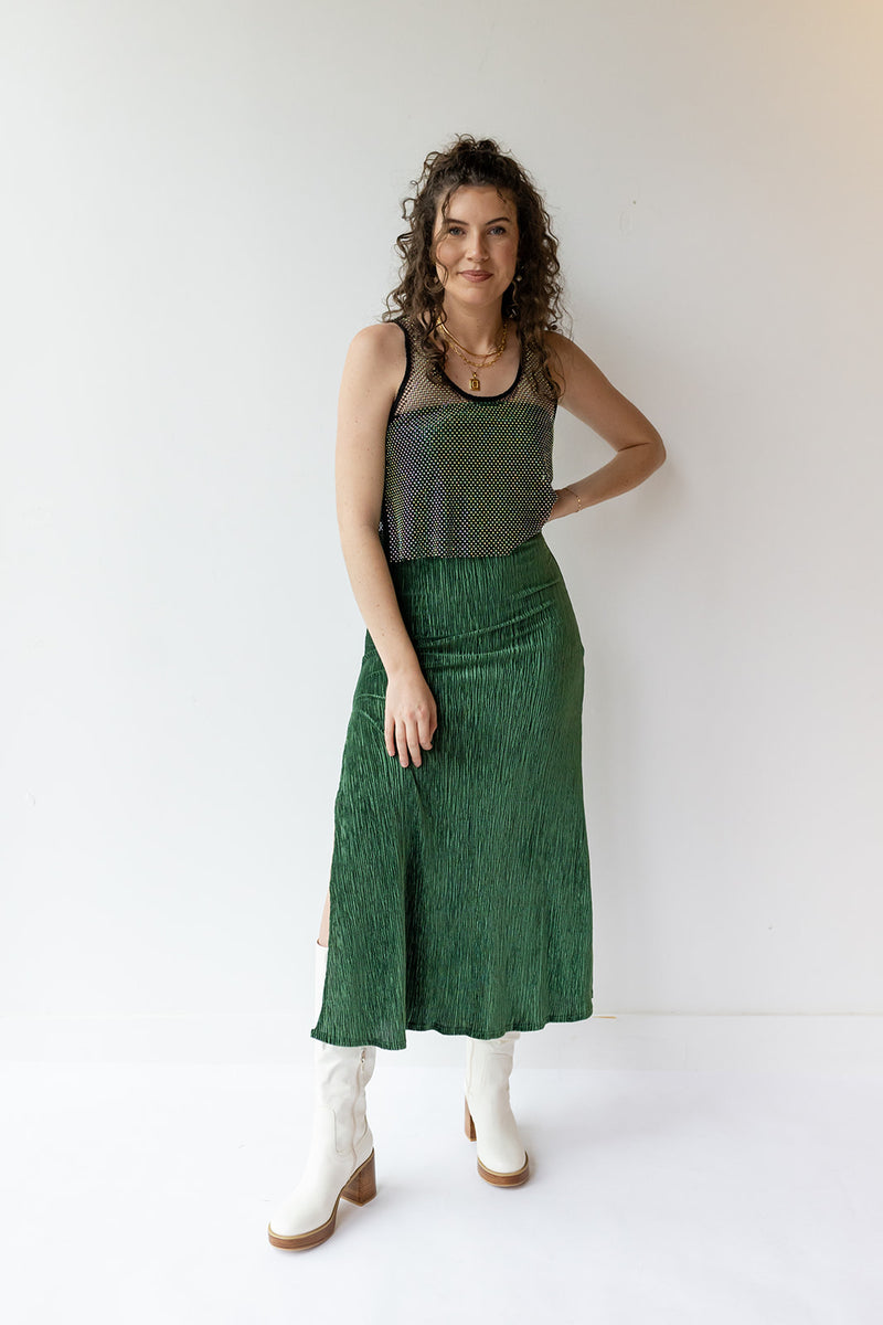 mode, i see you sequin tank