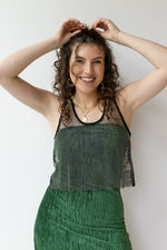 mode, i see you sequin tank
