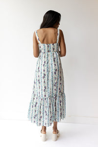 mode, tyler tiered floral maxi dress