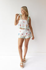 mode, ellie embroidered top