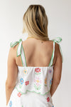 mode, ellie embroidered top