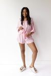 mode, maryam button down romper