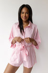 mode, maryam button down romper