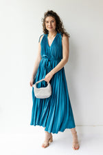 mode, sasha satin midi dress