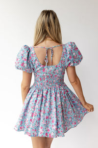 mode, in the clouds mini dress