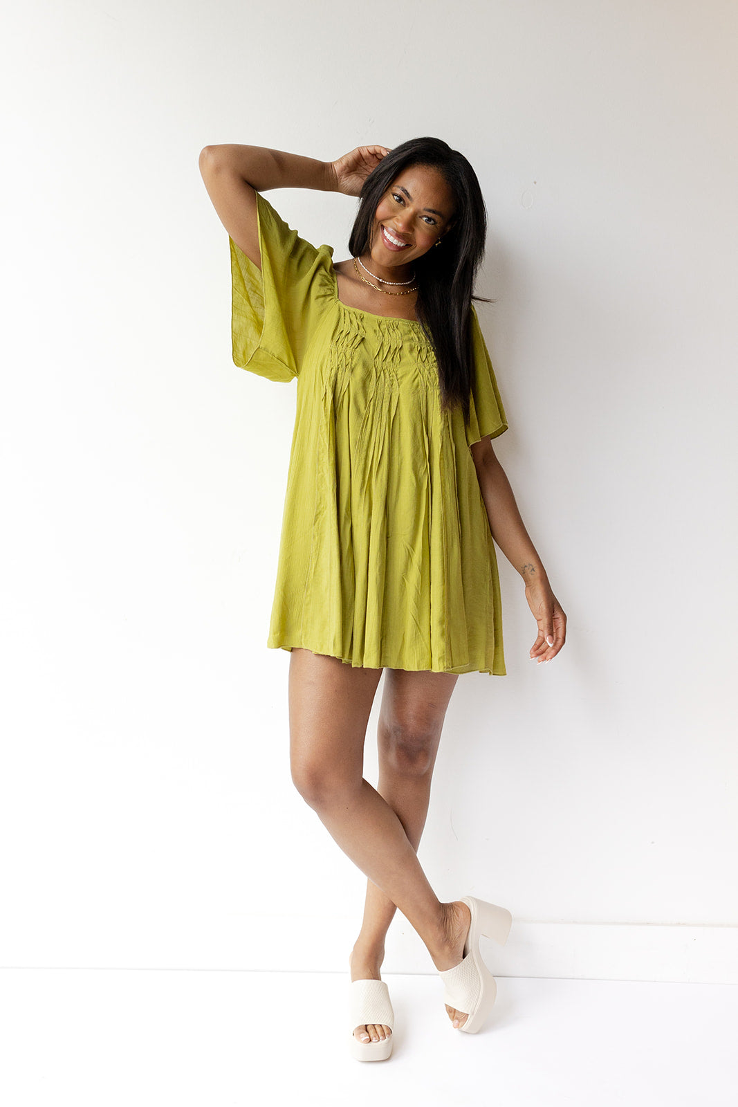 mode, addison babydoll dress