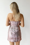 mode, josie metallic dress