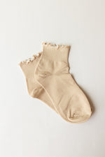 ruffle trim socks