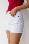 mode, kennedy mid rise shorts