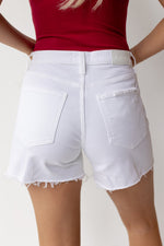 mode, kennedy mid rise shorts