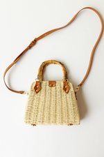 sol wicker handbag