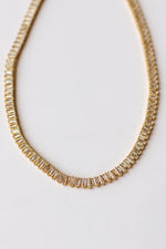 mode, reign tennis necklace