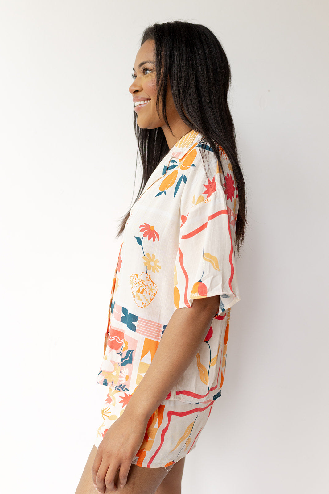 mode, molly printed top