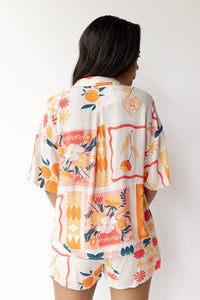mode, molly printed top