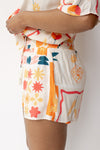 mode, molly printed shorts