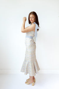 marjorie floral midi dress